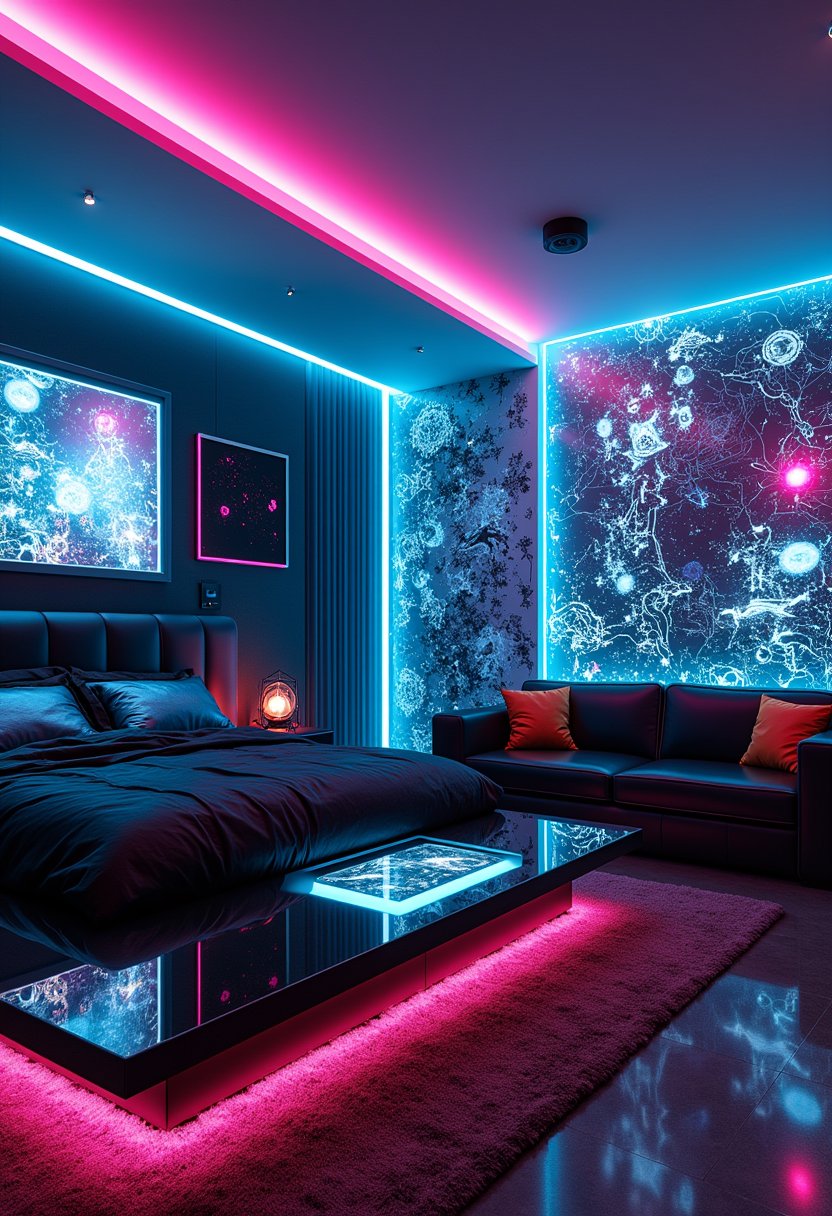 Cyberpunk Neon Futurism