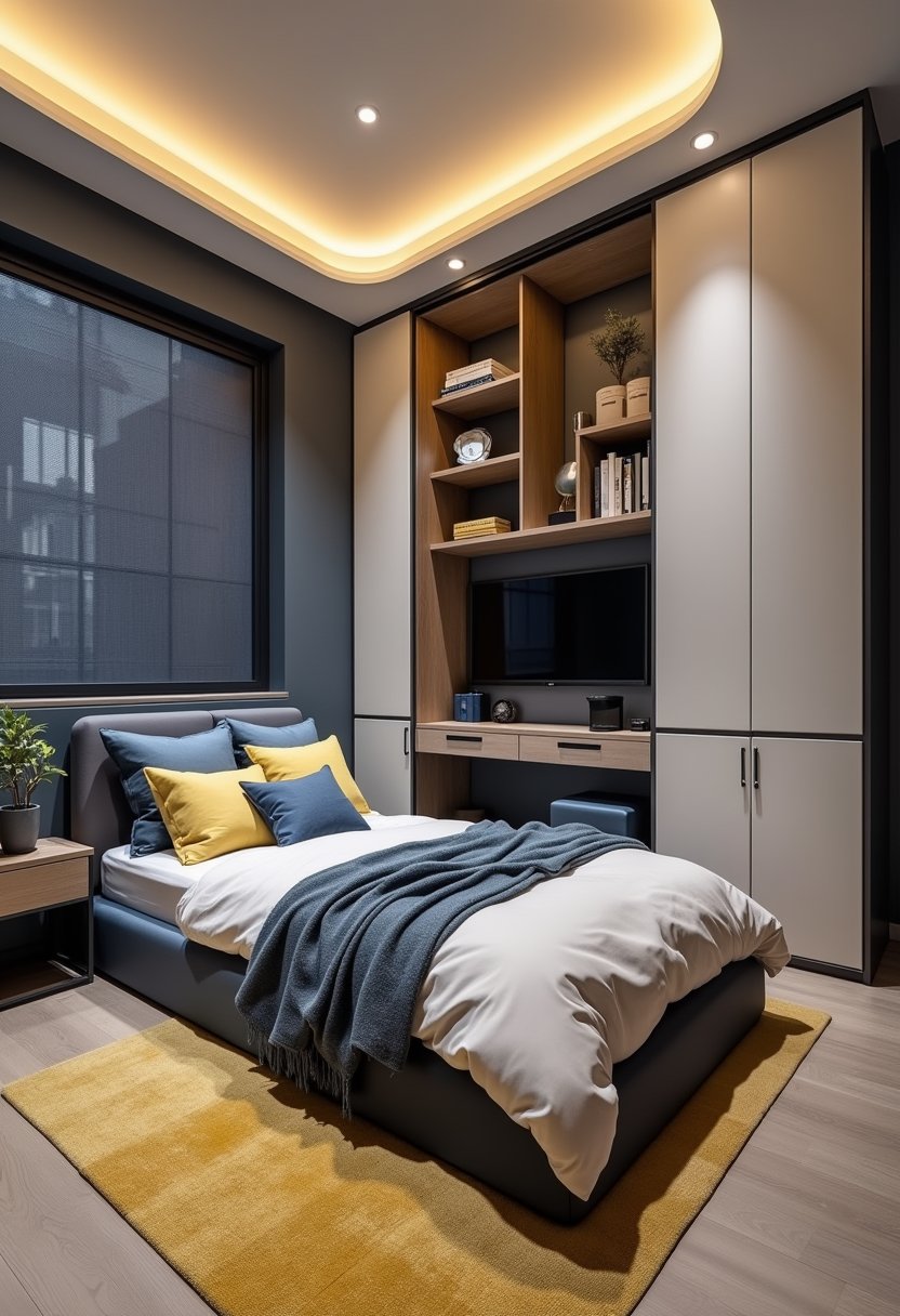Convertible Hidden Study Bedroom