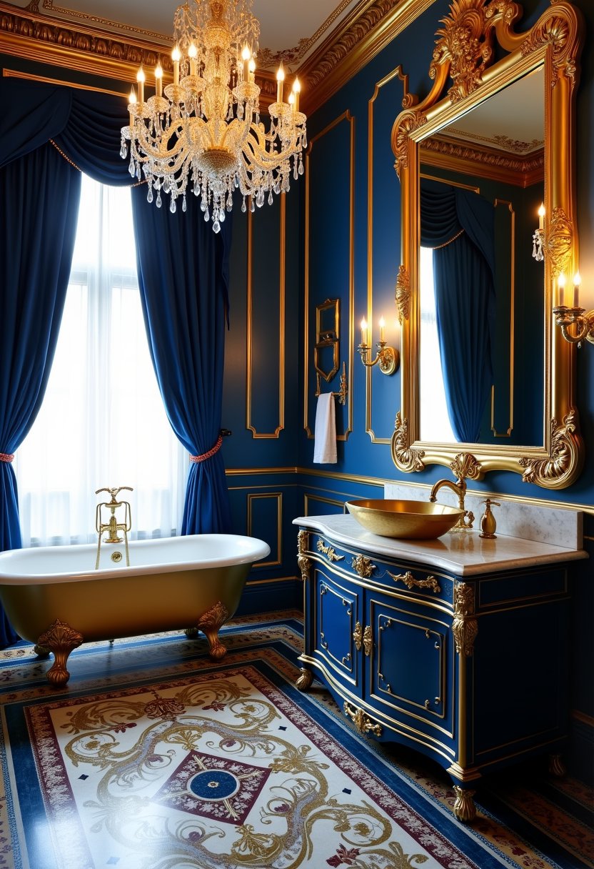 Royal Blue & Gold Majesty