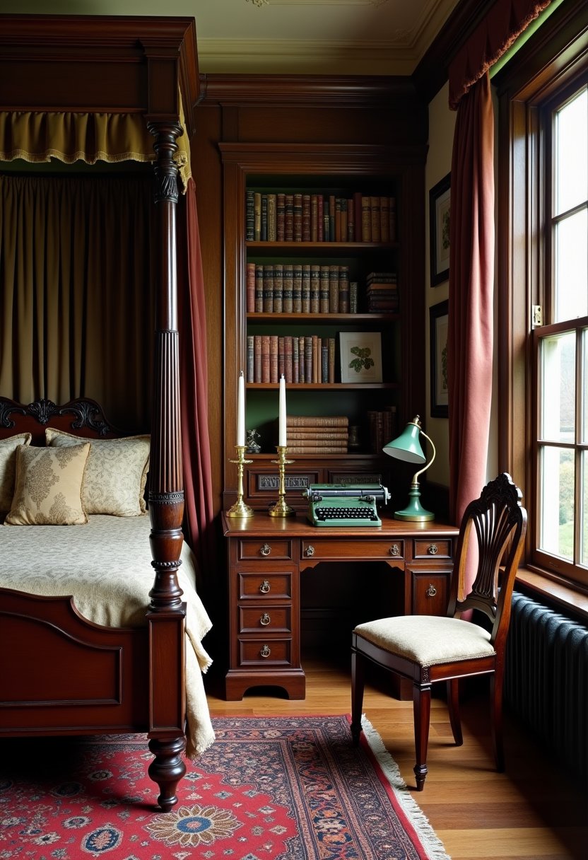 Classic Vintage Study Bedroom