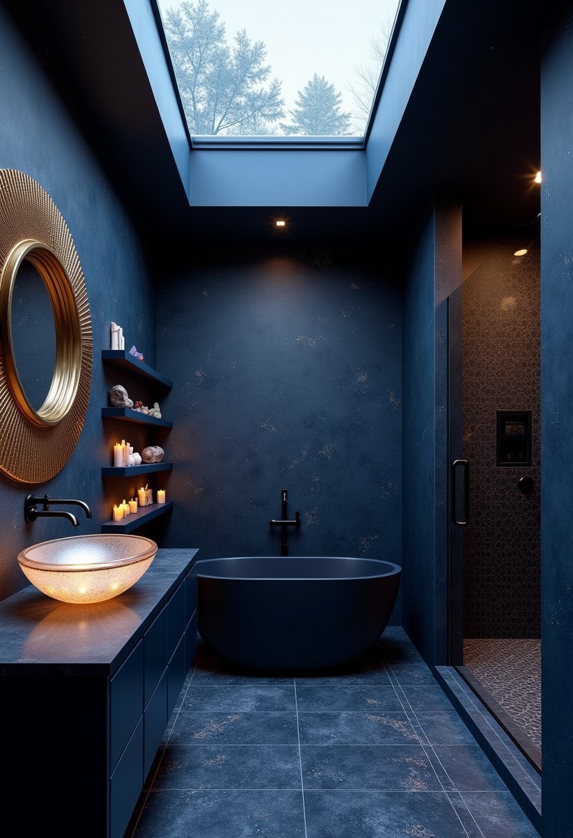 Celestial Midnight Bathroom
