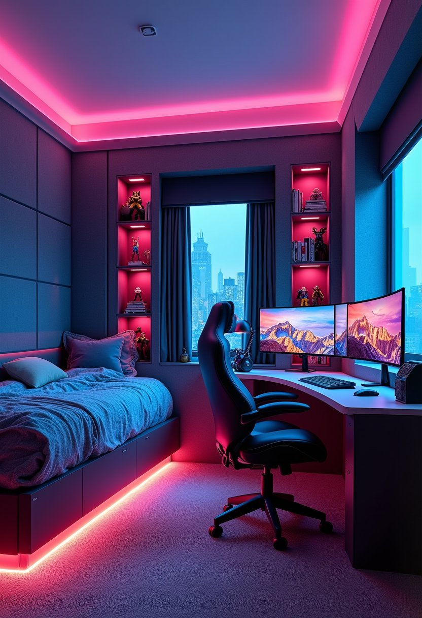 Hybrid Gaming & Study Bedroom