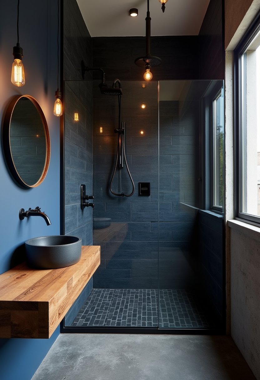 Industrial Navy & Concrete Fusion
