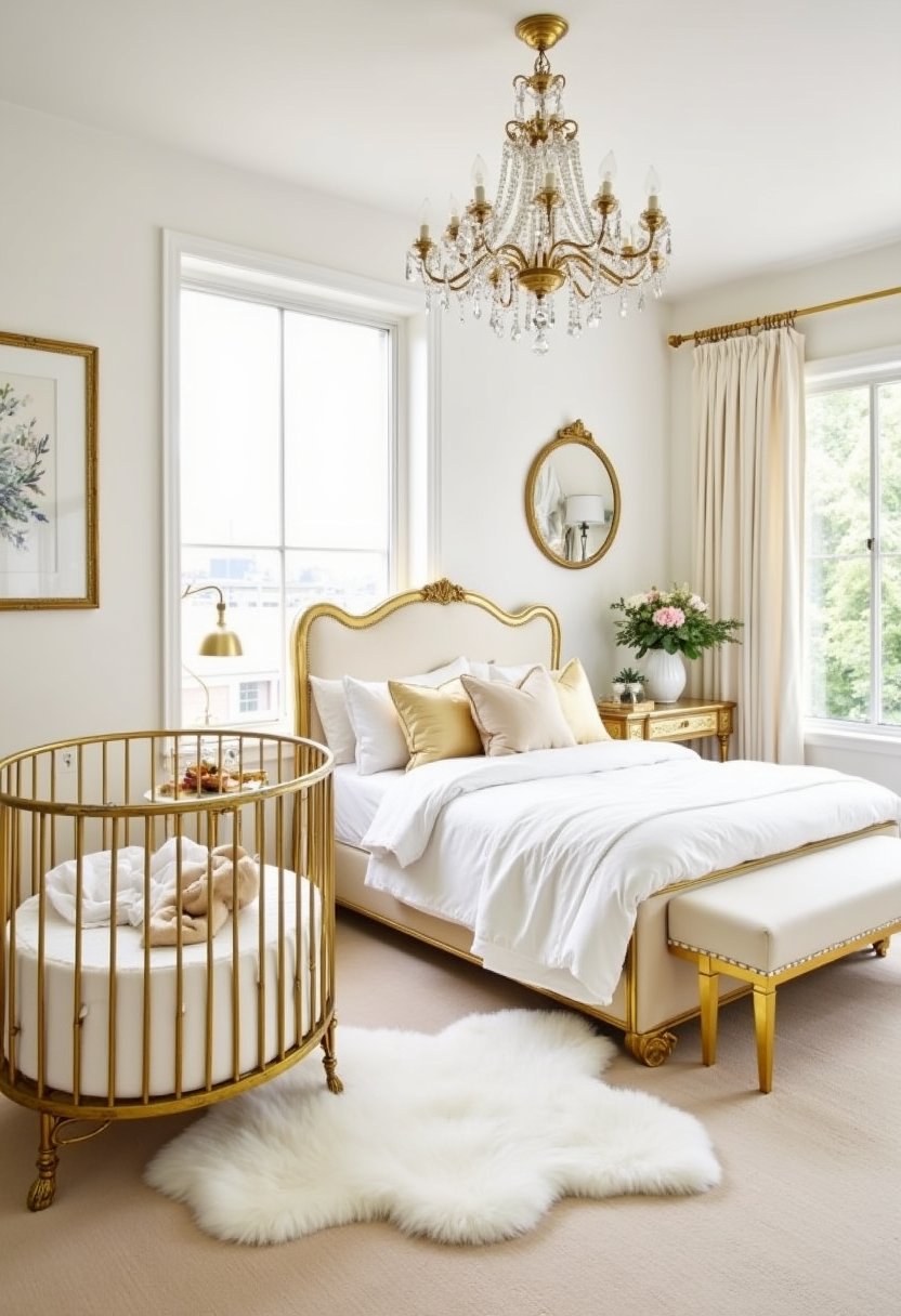 Glamorous Gold & White Elegance