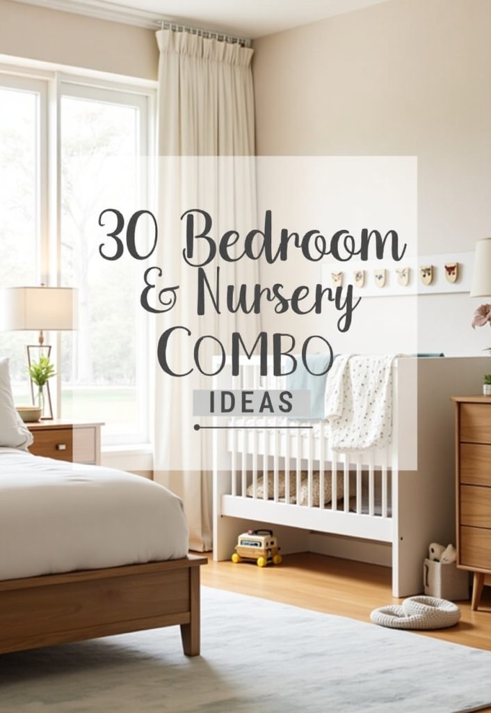 Bedroom Nursery Combo Ideas