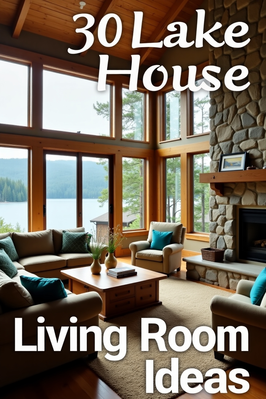 30 Lake House Living Room Ideas