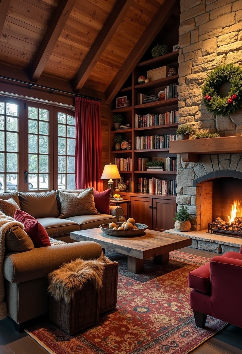 Cozy Winter Cabin