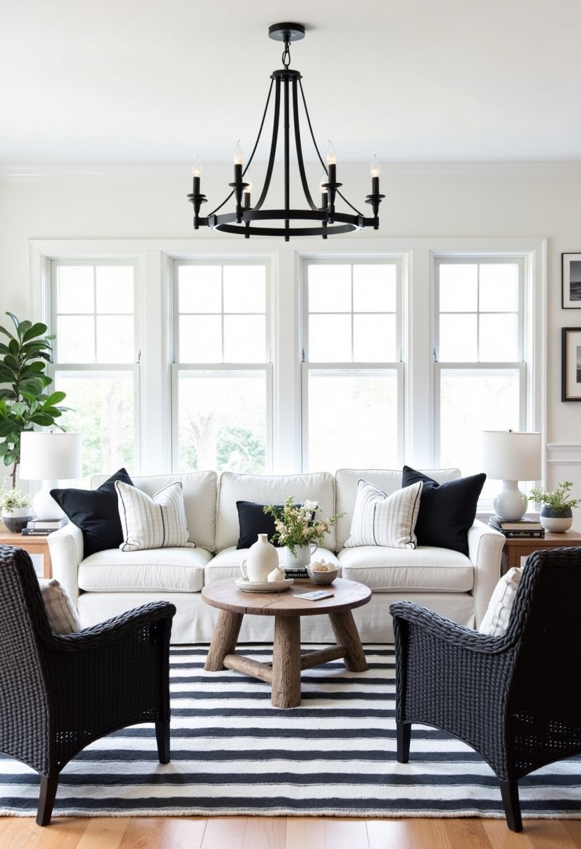 Coastal Monochrome Living