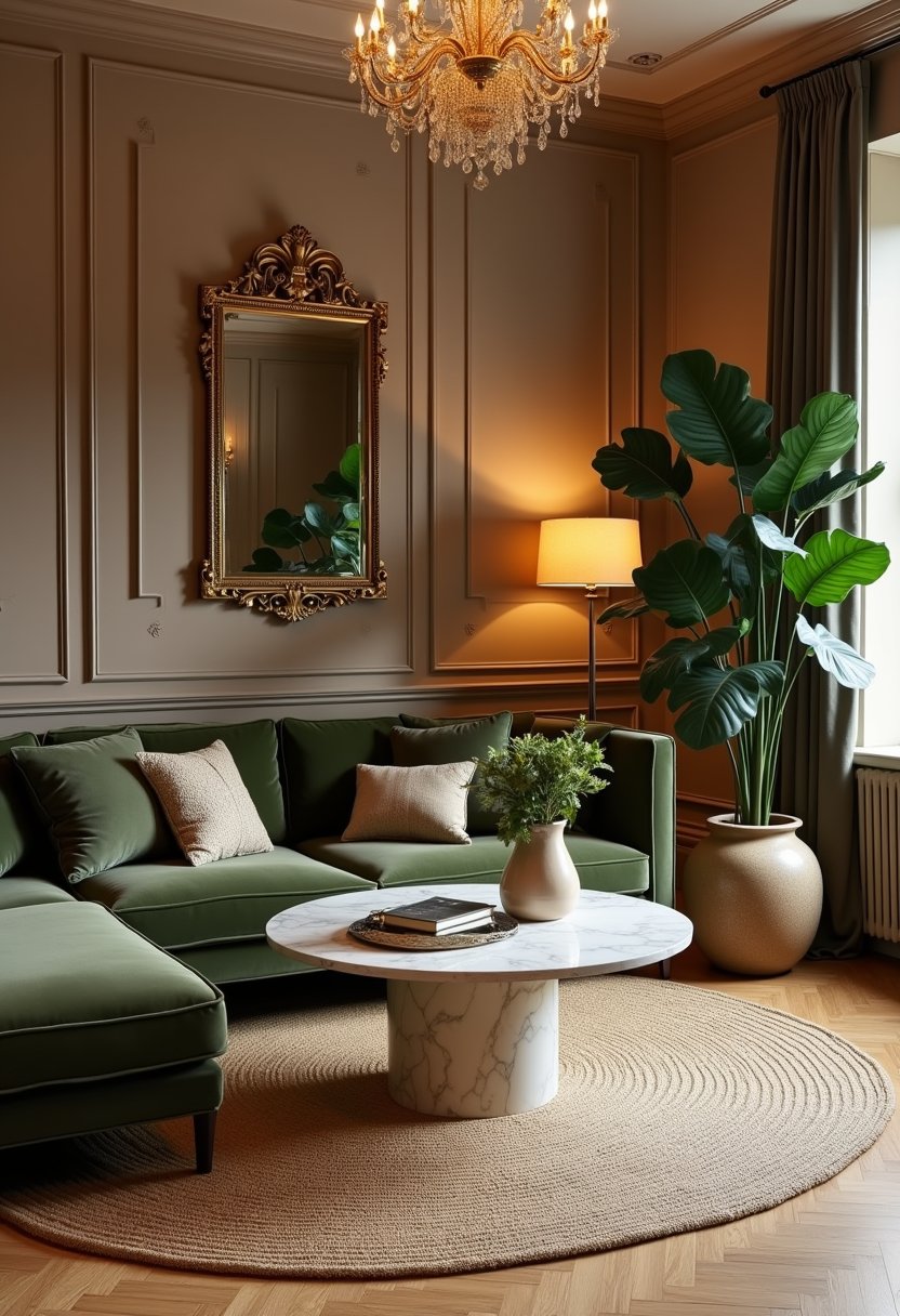 Earthy Luxe Living Room