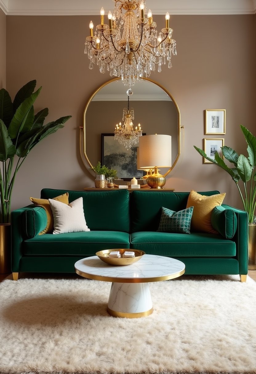Earthy Glam Living Room