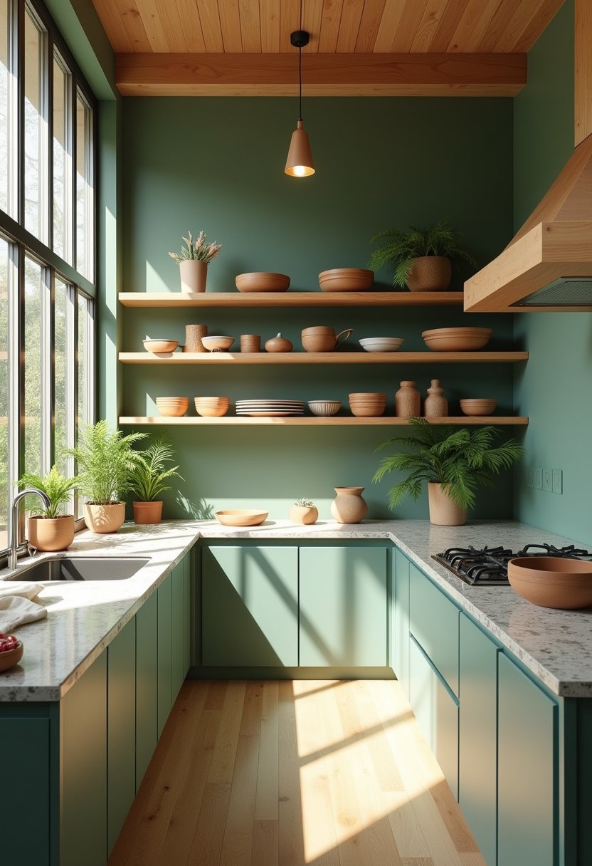 Nature-Inspired Open Shelving