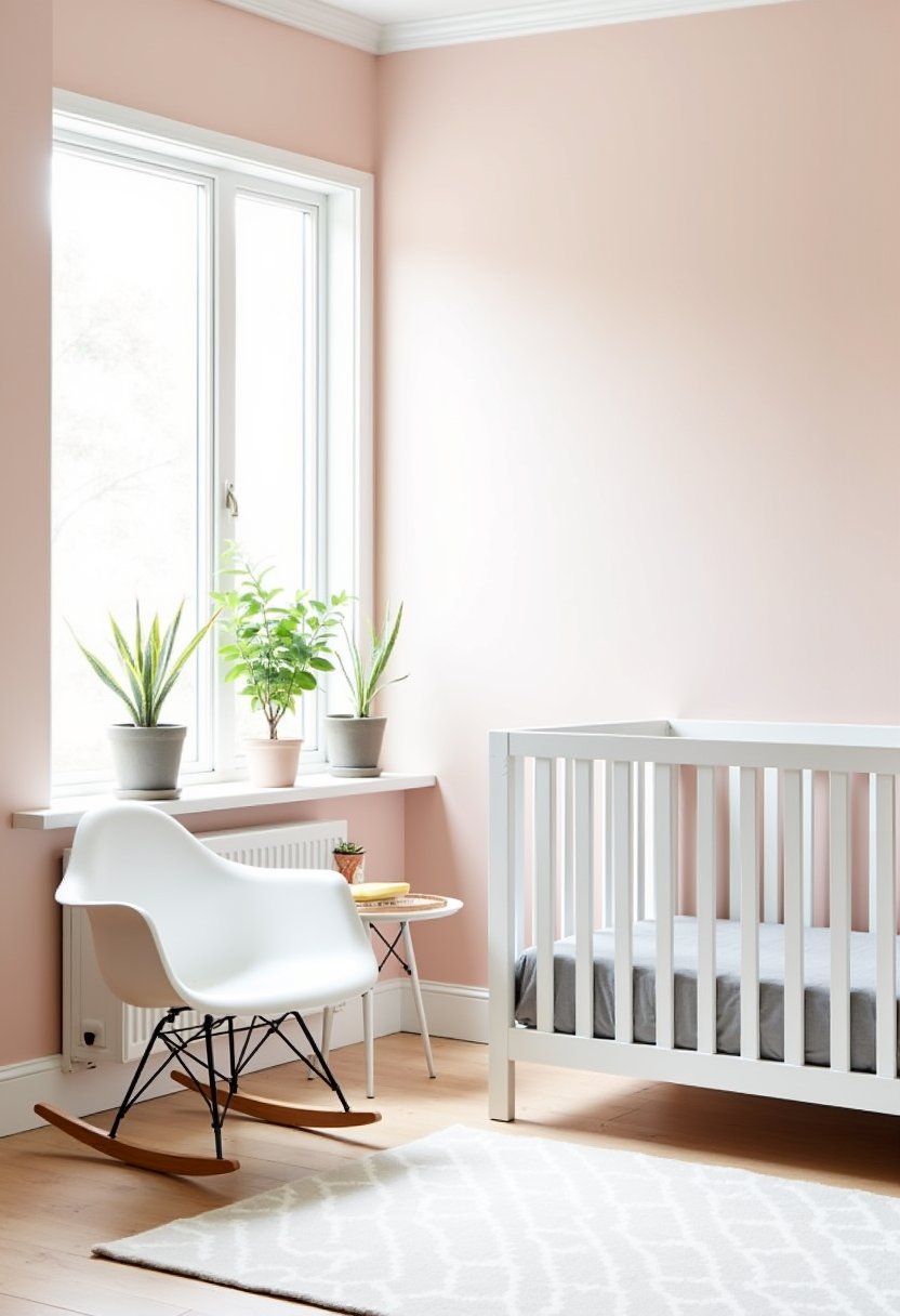 Modern Minimalist Pink Nursery