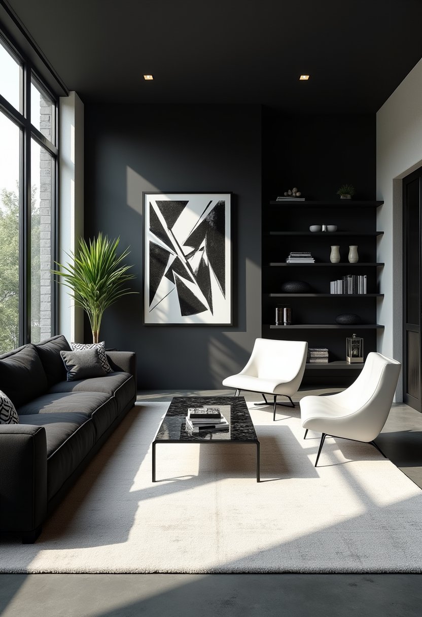 Minimalist Monochrome Oasis