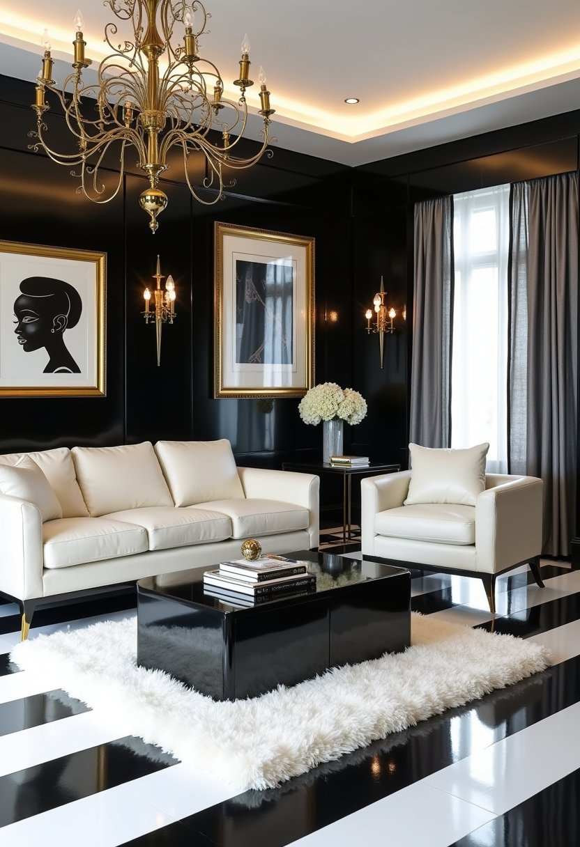 Black and White Art Deco