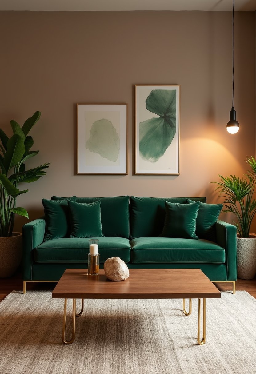 Earthy Contemporary Lounge