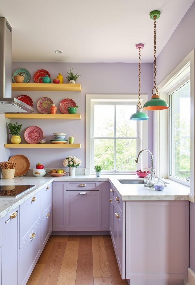 Whimsical Open Shelving