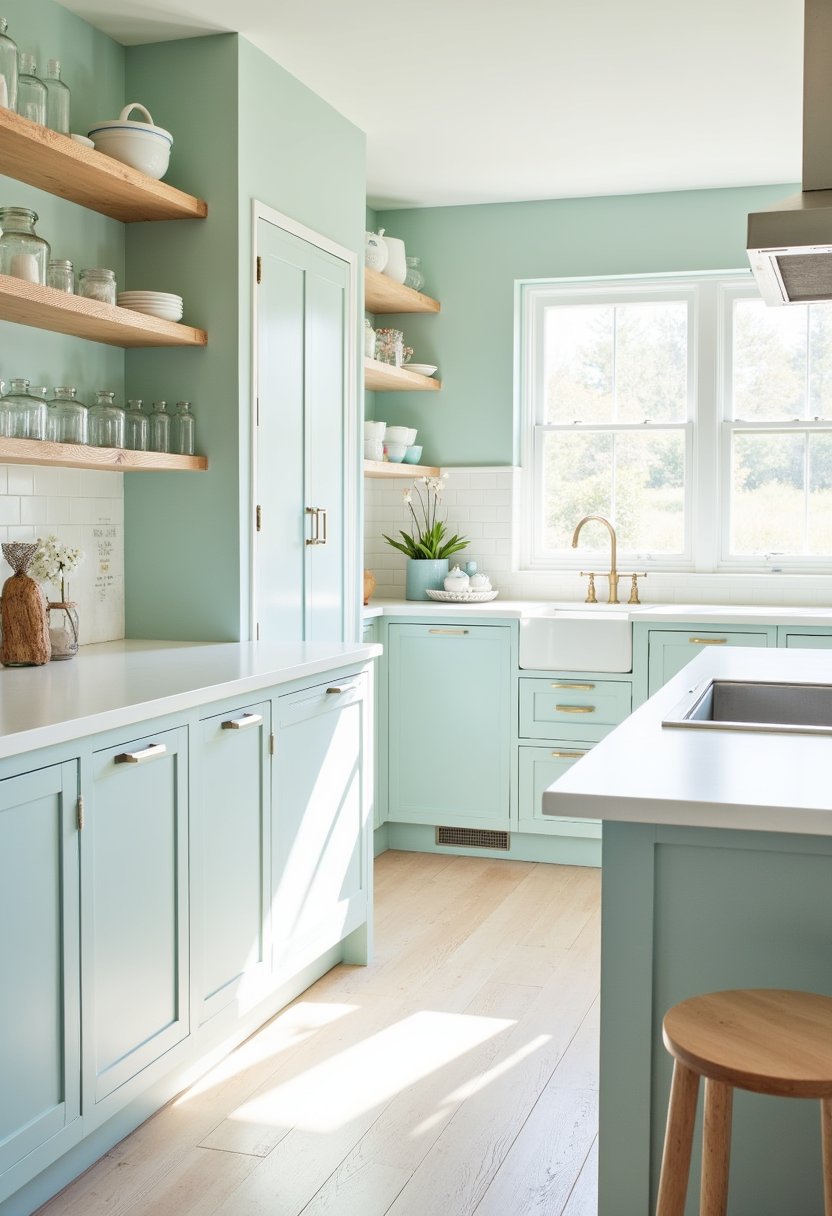 Coastal Open Shelving