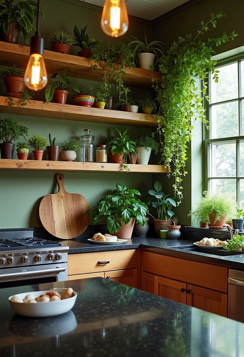 Urban Jungle Open Shelving