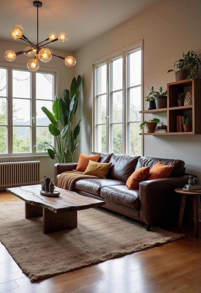 Contemporary Rustic Living Room