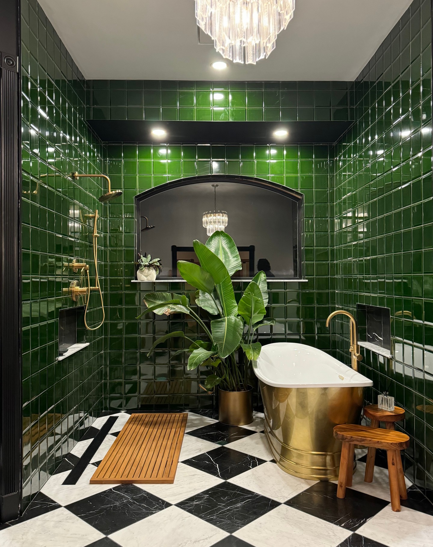 28. Golden Oasis: Luxurious Green Retreat