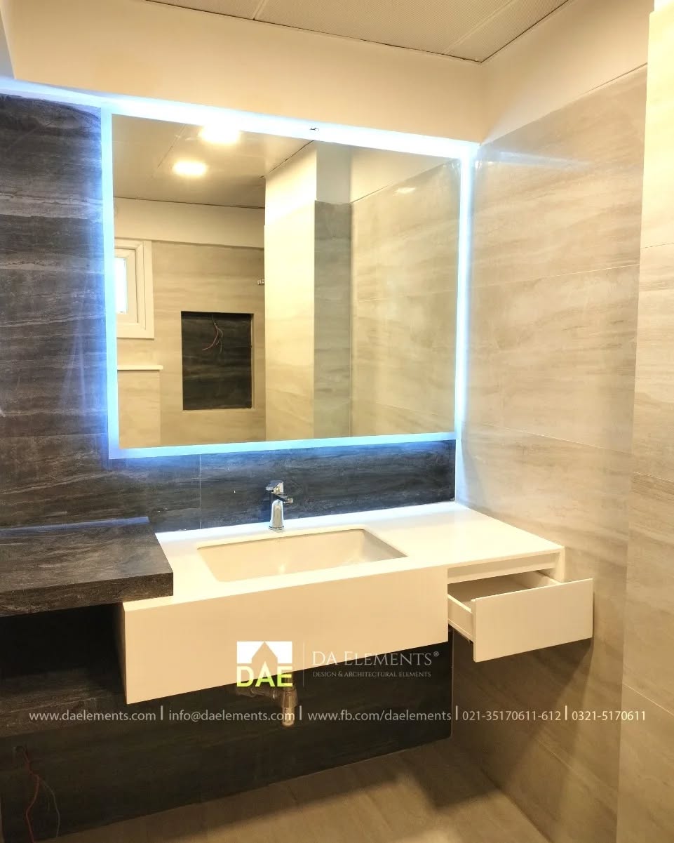 17. Illuminated Elegance: the Art Of Minimalist Vanity Design