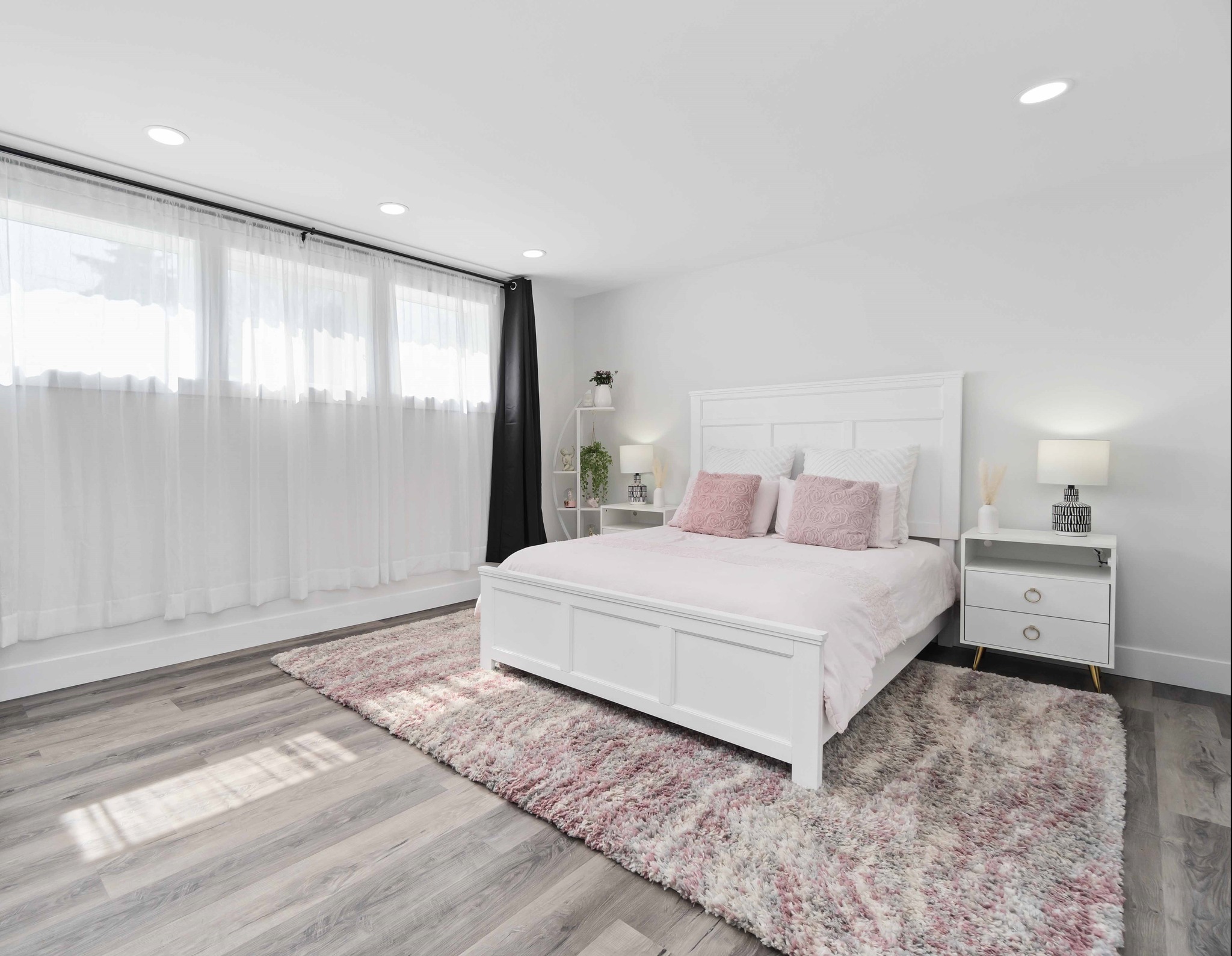 31. Serene Sanctuary: Embracing Minimalism with Textured Warmth