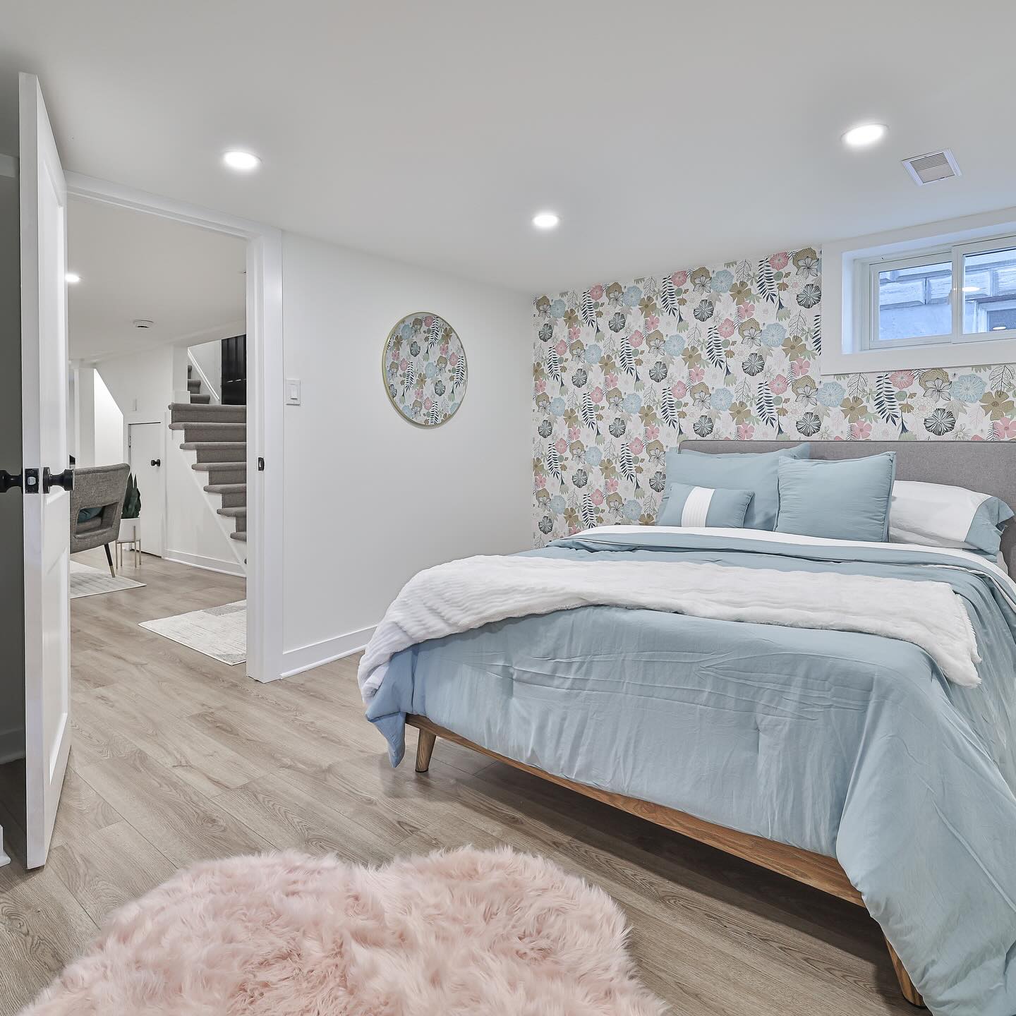 1. Whimsical Retreat: a Floral Fantasy In the Basement