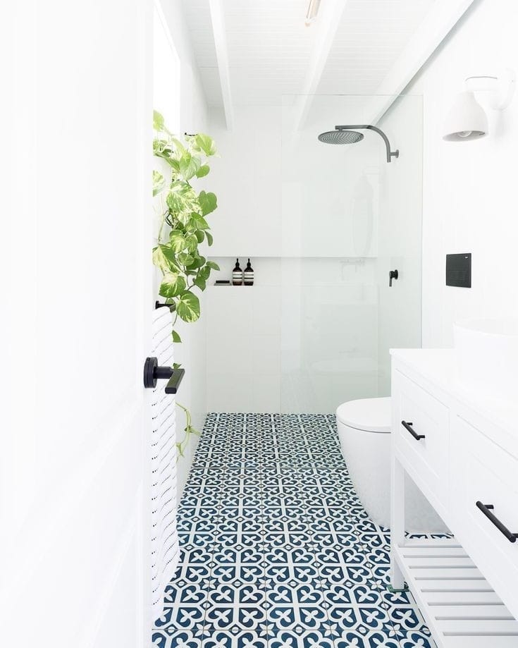 15. a Splash Of Character: Embracing Bold Tiles In Serenity