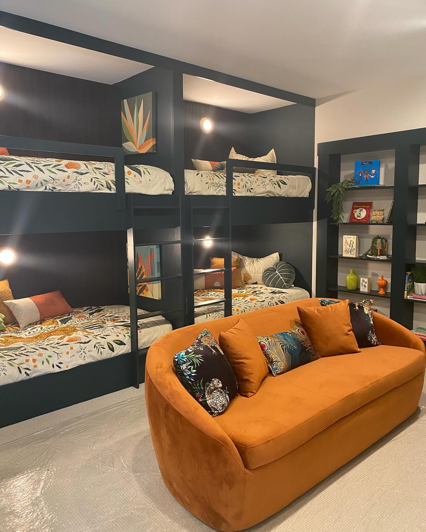 7. Whimsical Oasis: a Modern Jungle Retreat In Your Basement