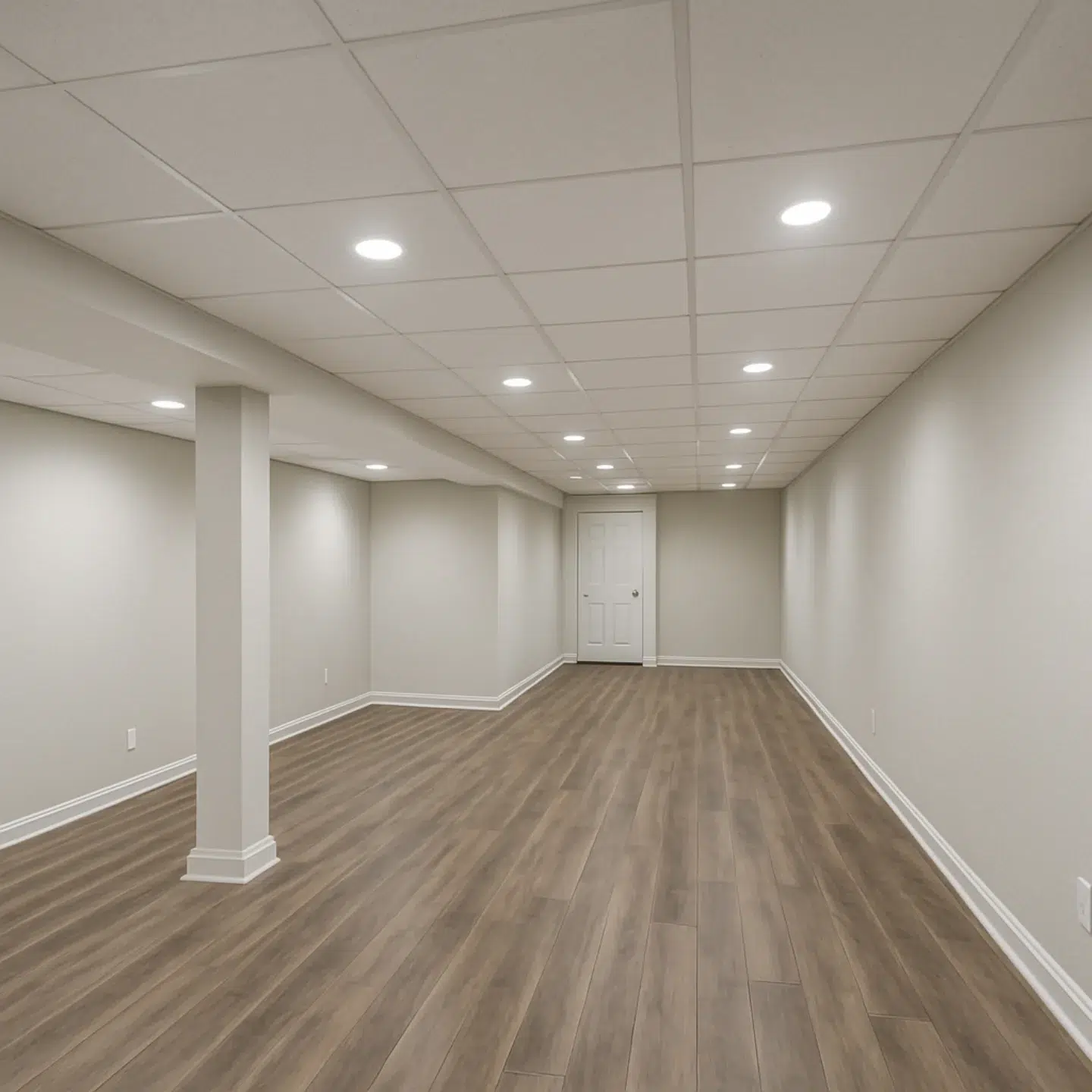 24. Light-infused Elegance: Transforming Basements with Subtle Sophistication
