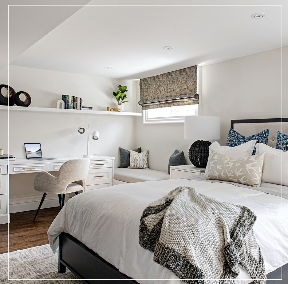 35. Serene Sanctuary: Crafting a Calming Basement Retreat