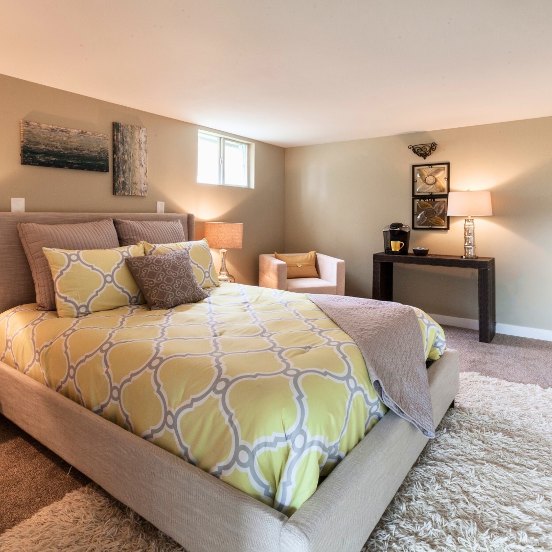 33. a Cozy Haven: Sun-kissed Palette Meets Modern Serenity