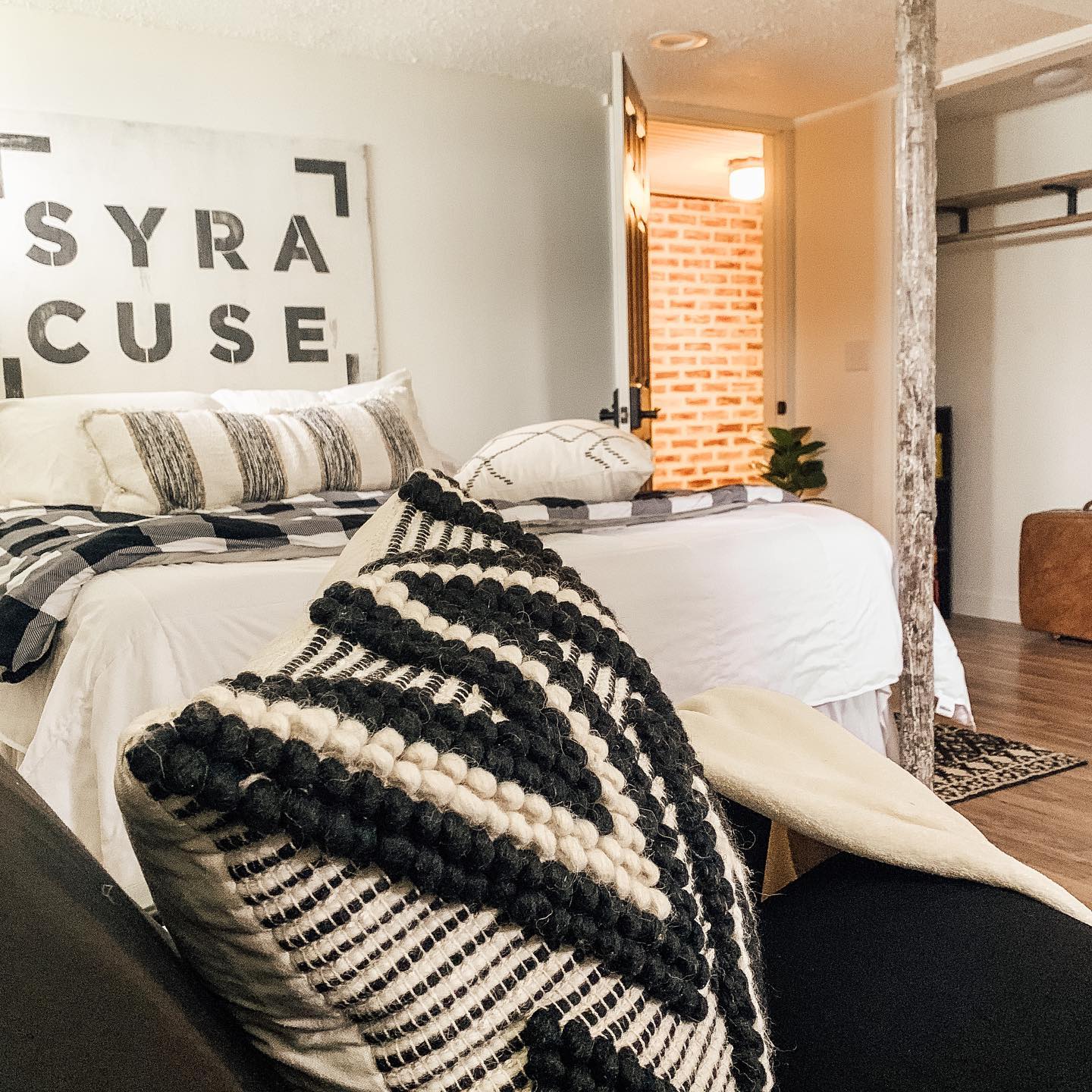 38. Urban Sanctuary: a Cozy Basement Retreat with Rustic Charm