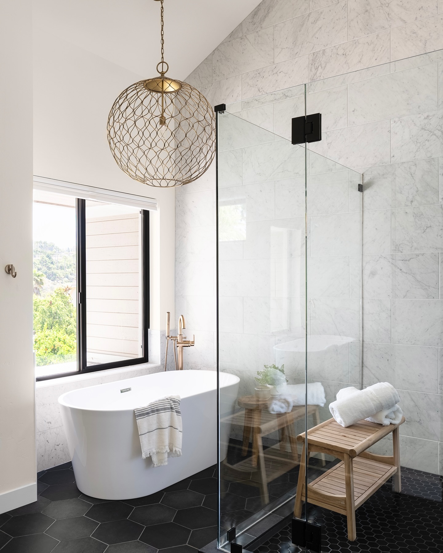 23. a Serene Fusion Of Marble and Modern Elegance