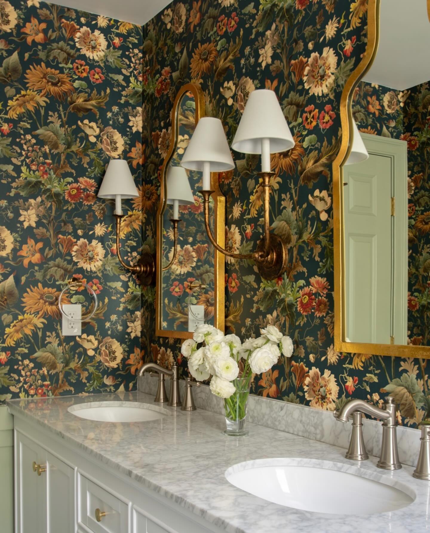 16. Whimsical Elegance: a Floral Fantasy In Dual Sanctuaries
