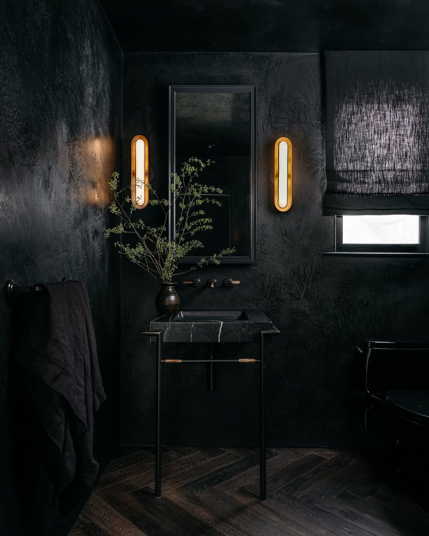 8. Whispers Of Elegance: a Luxurious Lair In Midnight Hues