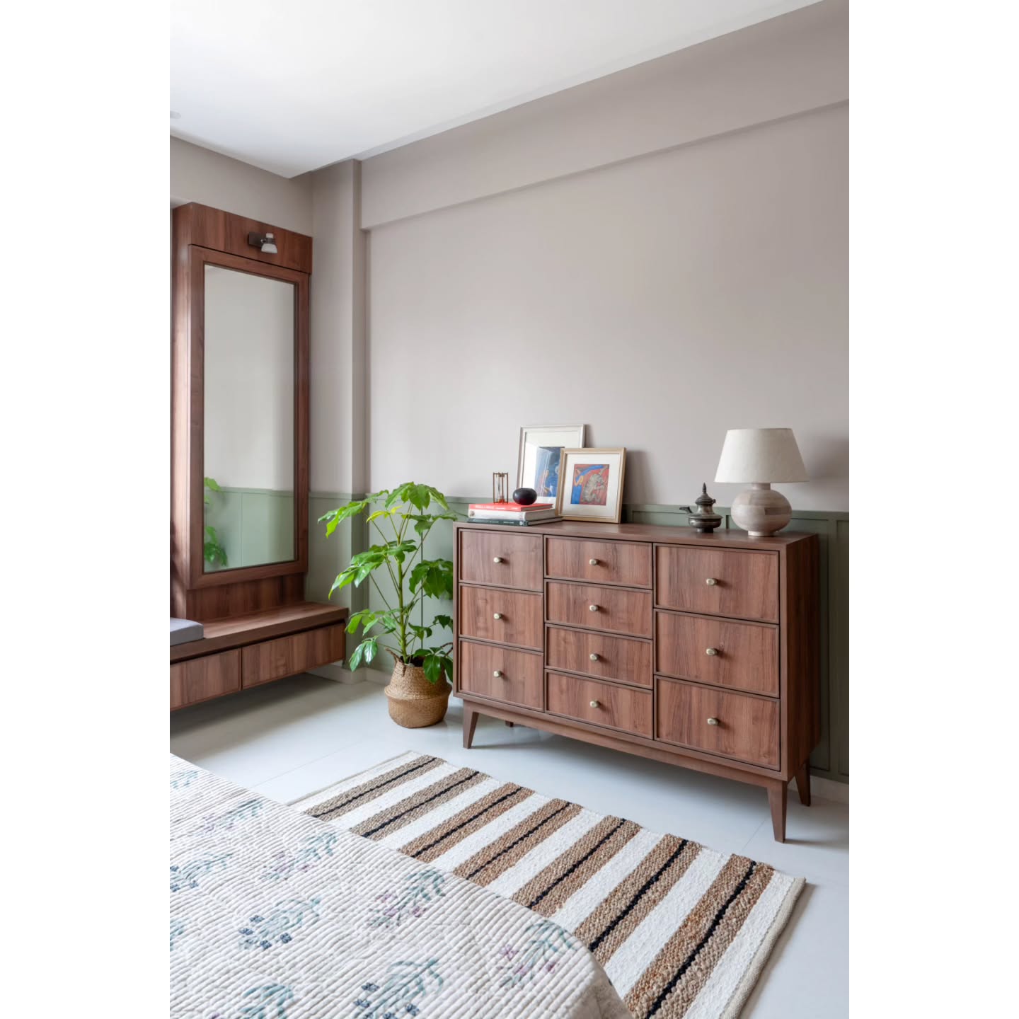 8. the Reflection Of Serenity: a Woven Wicker Frame Encasing a Distant Coastal View