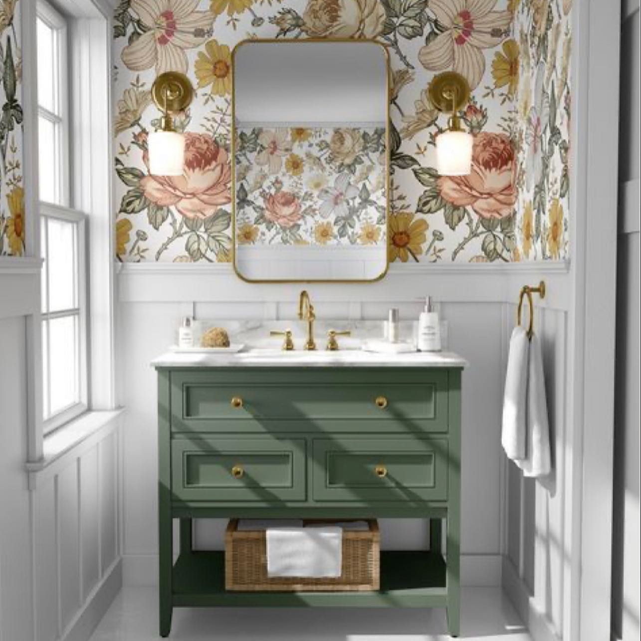 8. Botanical Escape: a Symphony Of Green and Gold