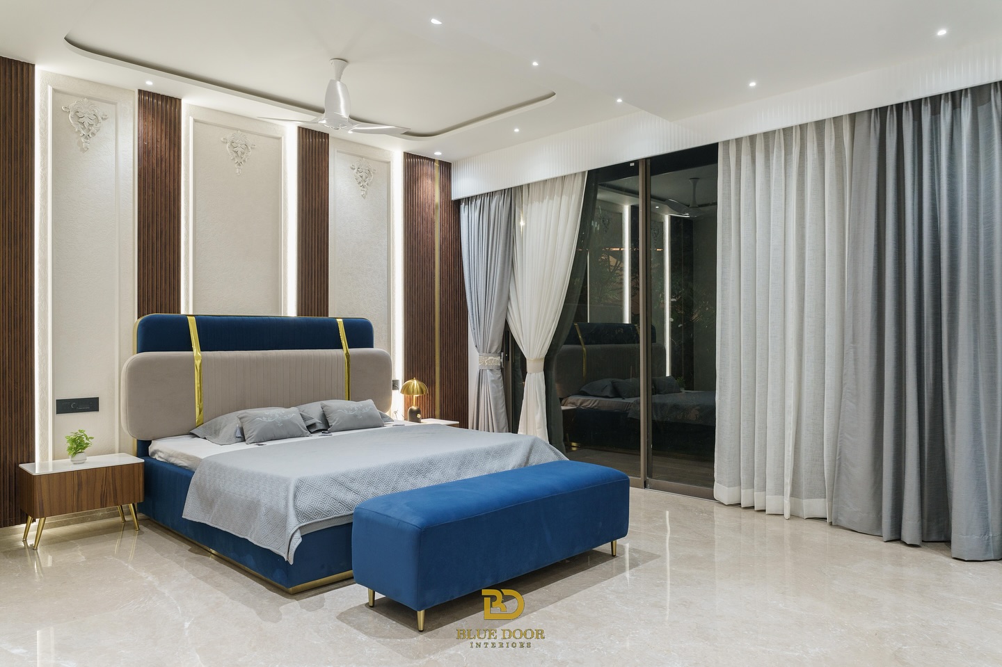 16. Bold Serenity: Where Luxe Meets Minimalism
