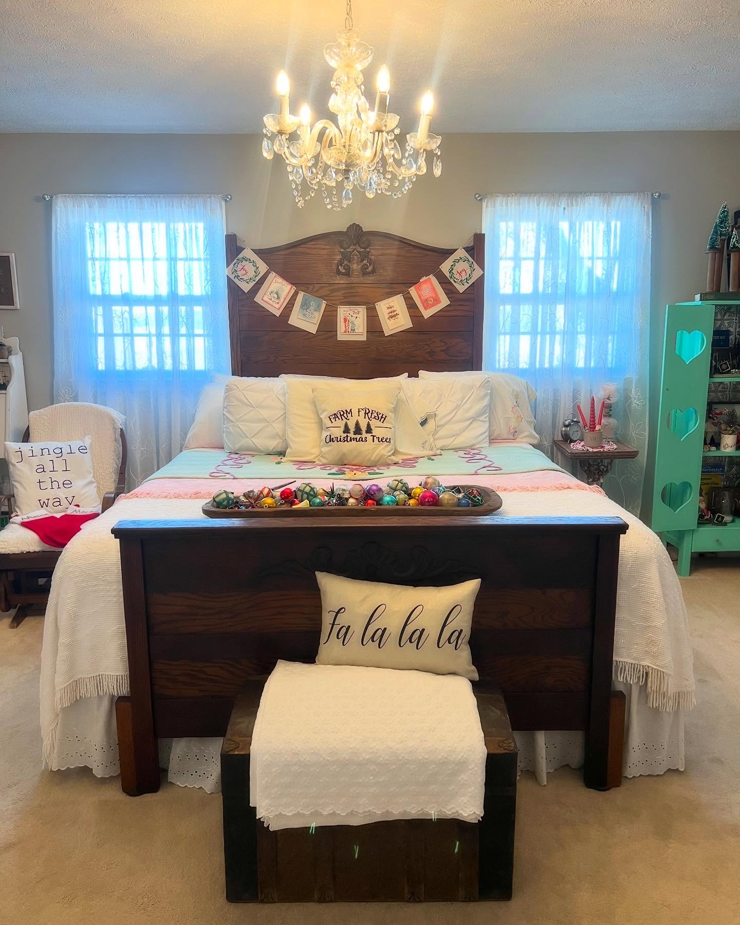 25. Vintage Velvet Daybed with Gold-tasseled Drapes In a Sunlit Nook