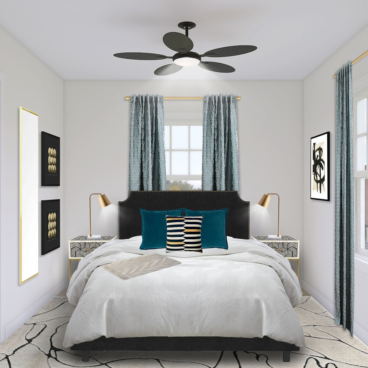 53. Zenith Of Monochrome: a Chic Retreat Awash In Soft Contrast