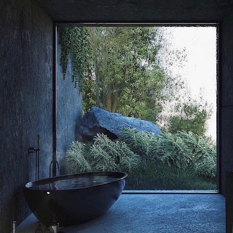 2. Ethereal Escape: Merging Monochrome Elegance with Nature's Embrace