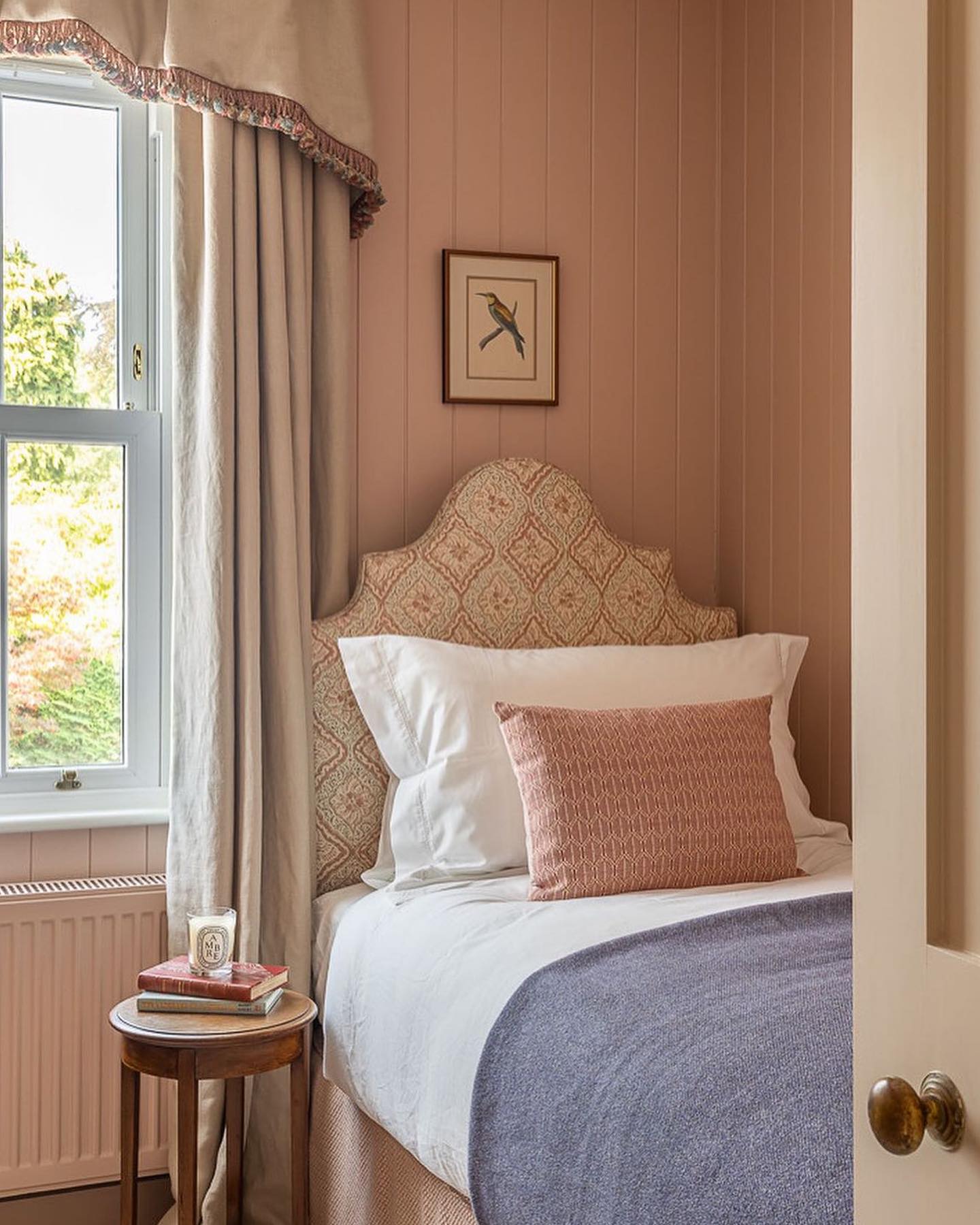 32. a Canopy Of Greenery with a Floating Bed Frame