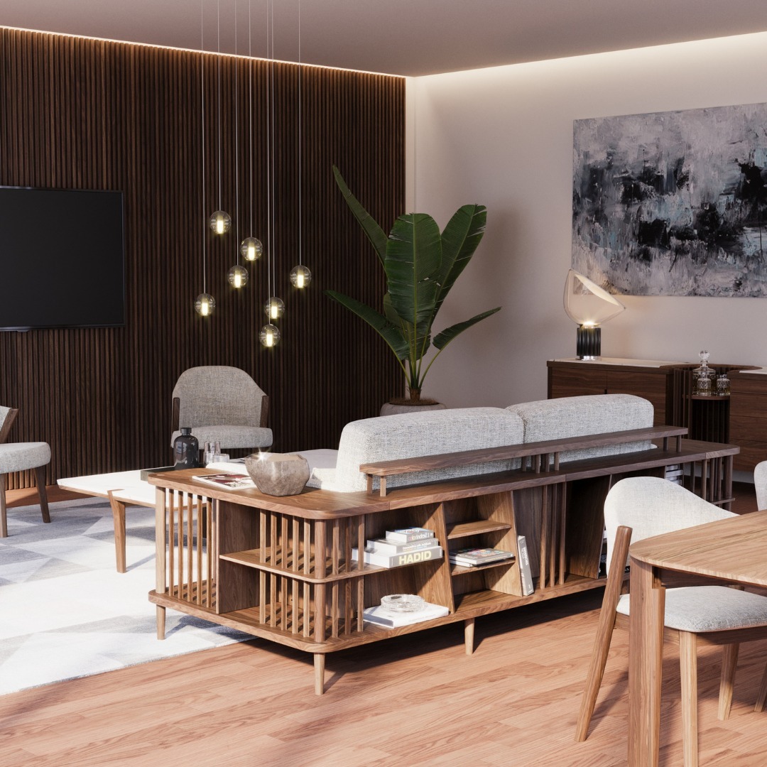 27. Modern Minimalism Meets Organic Comfort
