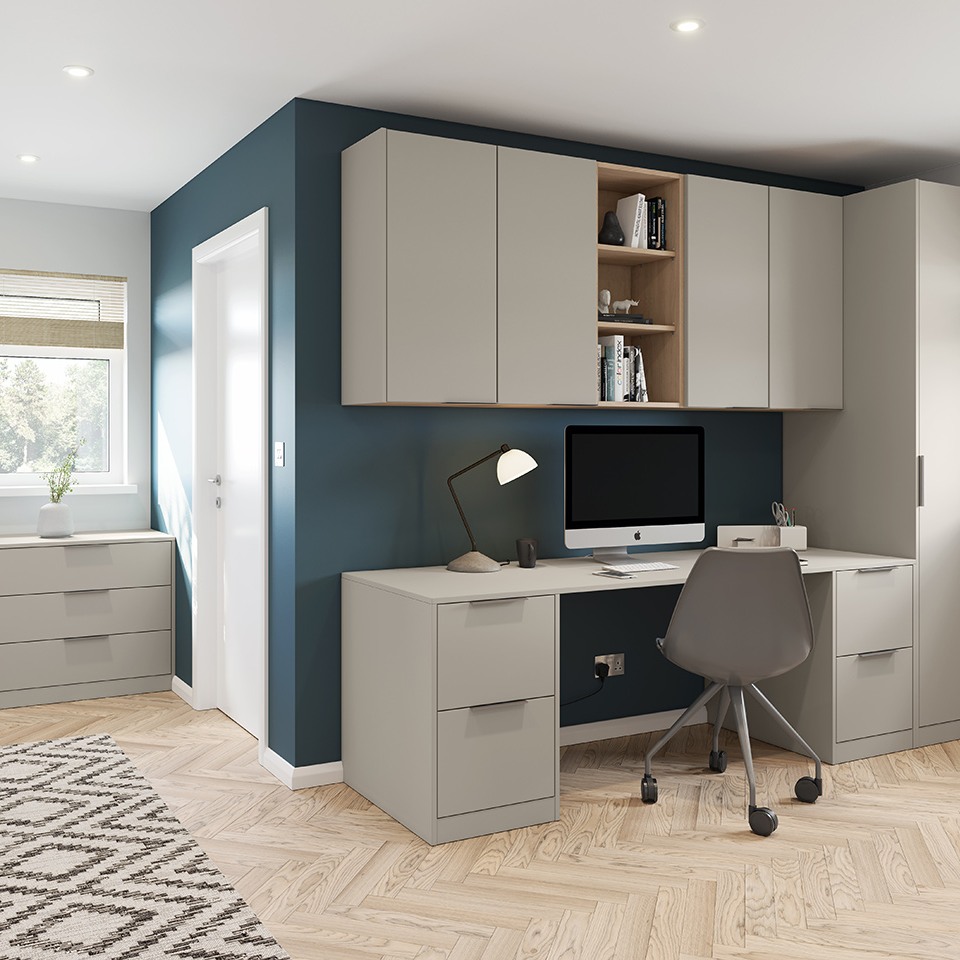 5. Serene Simplicity: the Modern Workspace Retreat
