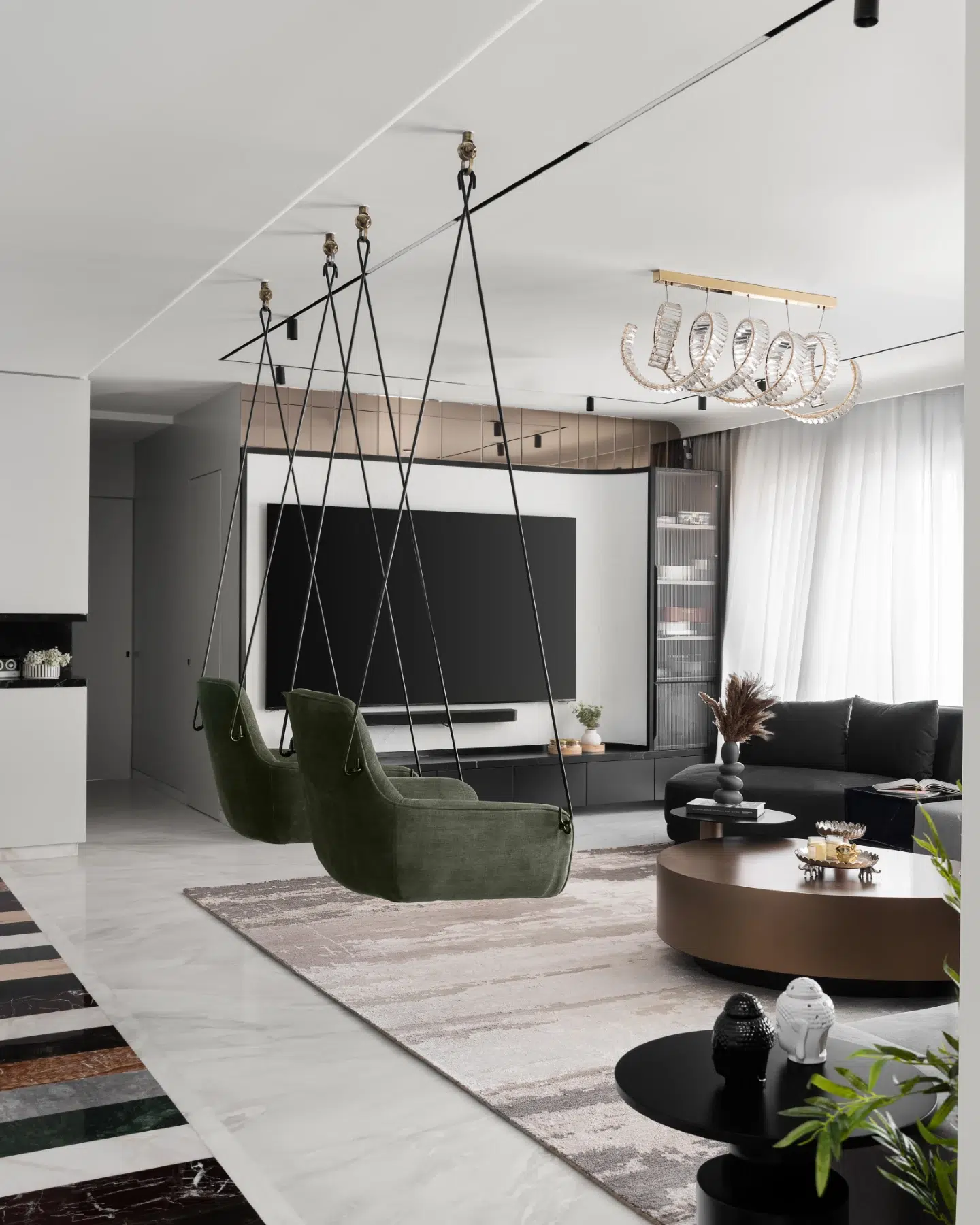 36. Elevated Chic: the Art Of Suspended Comfort In a Modern Retreat