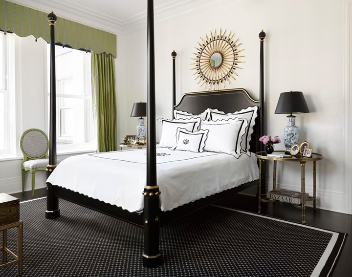 1. Meets Modern Chic: the Black and White Bedroom Renaissance
