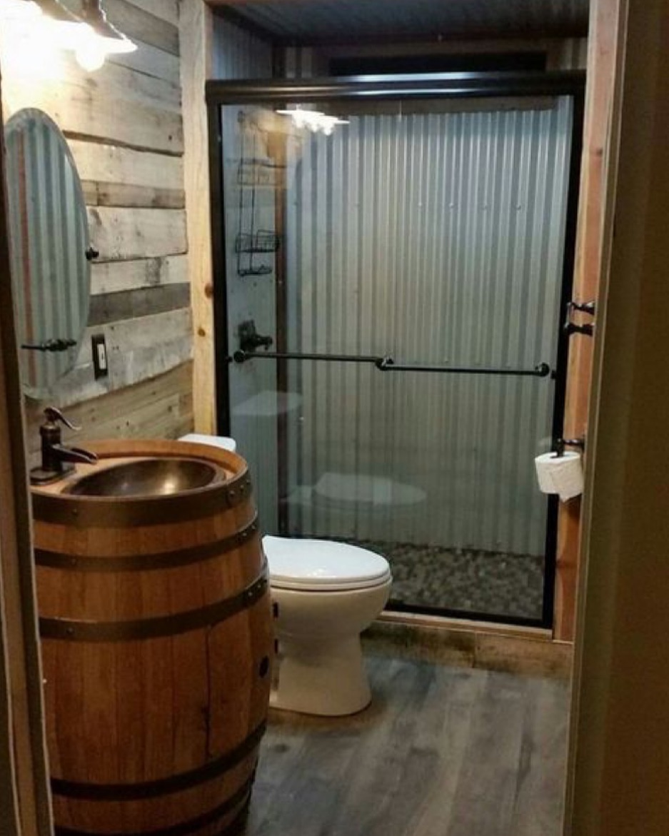 10. Barrel Chic: Rustic Elegance Meets Modern Comfort