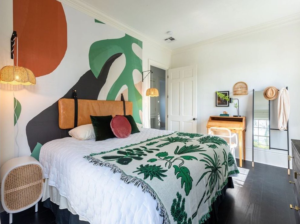 5. Tropical Oasis: a Bold Retreat Bursting with Personality