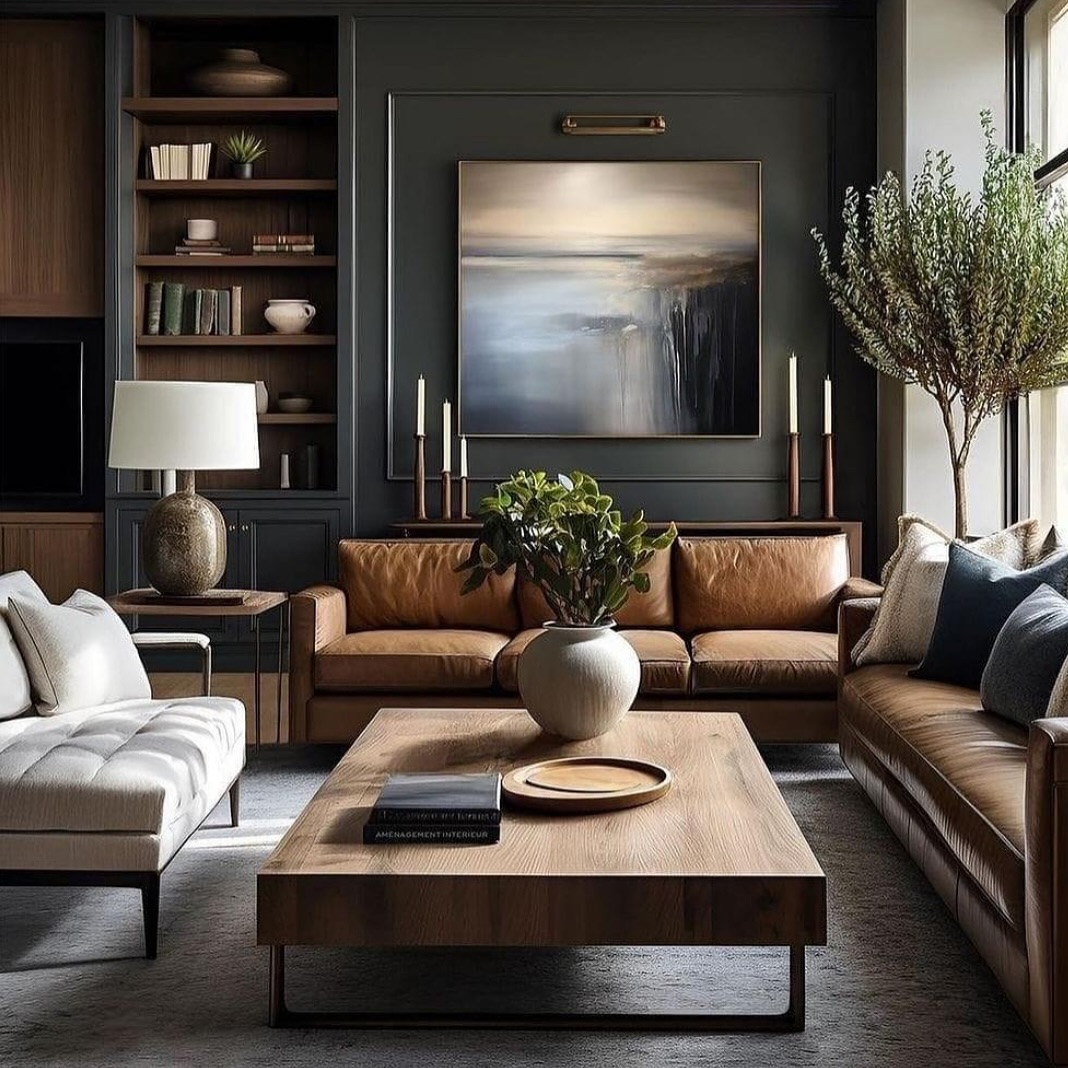 27. a Symphony Of Shadows: Effortless Elegance In Earthy Hues